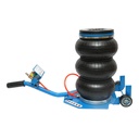 Cric pneumatic profesional 3.5T cu maner scurt, perna de aer 150-400mm
