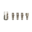 Set 5 cuple rapide 1/4 pentru furtunuri aer comprimat si scule pneumatice
