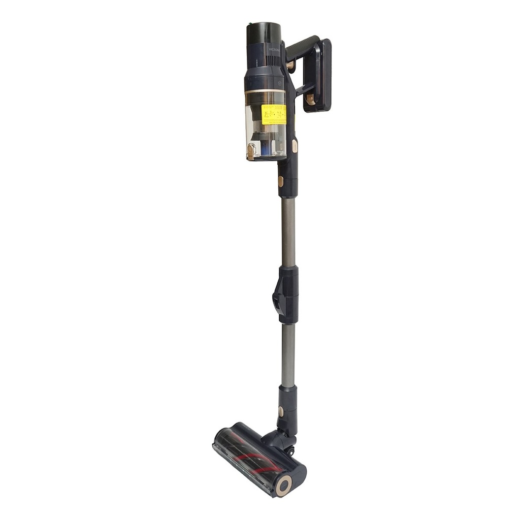 Aspirator vertical fara fir 480W, putere aspirare 15-30 kPa, baterie 2500mAh, recipient praf 1.2L, 4 moduri de aspirare, ecran tactil LED, perie iluminata LED, VICSONIC S7