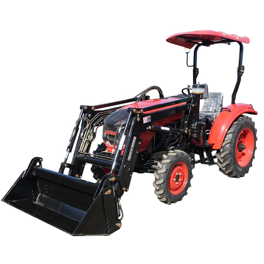 Tractor 35HP 4x4 semicabina cu incarcator frontal 354
