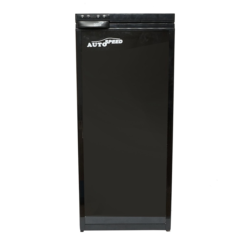 Frigider auto cu compresor 80W, capacitate 92.9L, tensiune alimentare 12-24-220V, ecran LCD, 418x504x975mm CR90