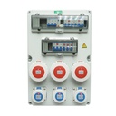 Tablou grup prize organizare santier 3x415V/32A, 3x250V/16A, 10 module, 540x360x180mm IP67 SUNTREE