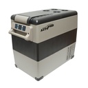 Frigider auto cu compresor 60W, capacitate 49.4L, tensiune alimentare 12-24-220V, ecran LCD, 690x346x524mm CF55