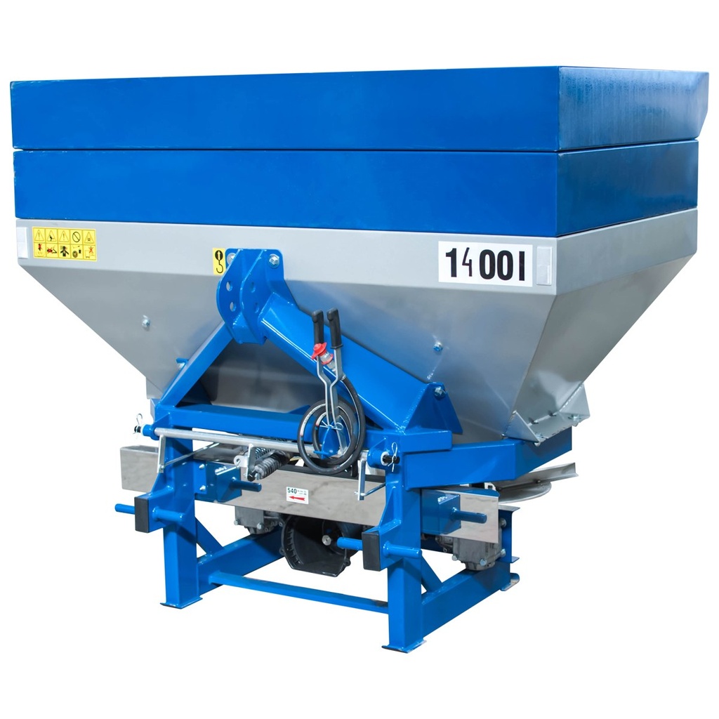 Distribuitor ingrasaminte cu 2 discuri, capacitate buncar 1400L