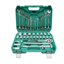 Trusa chei tubulare 8-32mm si chei fixe combinate 8-19mm, antrenor cu clichet 38 piese