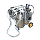 Aparat de muls vaci 1 post 650W, bidon inox 25L, grup de muls cu 4 mansoane, presiune vid 45-50 kPa, pulsatii 60-80 cpm