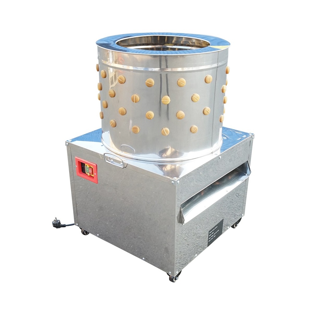 Deplumator pasari inox 1500W, 220V capacitate 4 pasari, 142 degete, 180 r/min IP68