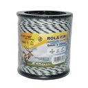 Rola fir alb-negru fi 6mm, 6x0.3mm SS inox, 1.95 Ohm/m 200m gard electric