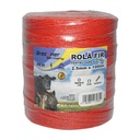 Rola fir portocaliu fi 2.5mm, 3x0.15mm SS inox, 15 Ohm/m 1000m gard electric