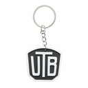 Breloc chei emblema UTB alb