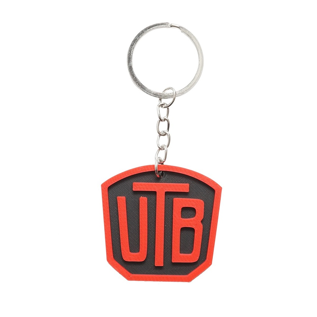 Breloc chei emblema UTB rosu
