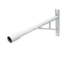 Suport brat orizontal montaj lampa iluminat stradal Ø50x400x720mm