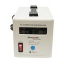 Stabilizator automat de tensiune 500VA, 140-260V cu releu monofazat, 2 prize schuko 230V, afisaj LCD