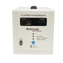 Stabilizator automat de tensiune 3000VA, 140-260V cu releu monofazat, 2 prize schuko 230V, afisaj LCD