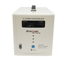 Stabilizator automat de tensiune 5000VA, 140-260V cu releu monofazat, 2 prize schuko 230V, afisaj LCD
