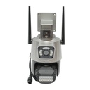 Camera de supraveghere lentila duala 6 MP, P2P WIFI 2.4G, rotire 360 grade PTZ cu senzor de miscare, sirena, detectie umana si aplicatie iCSee