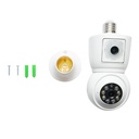 Camera de supraveghere smart-bulb lentila duala 4 MP, rotativa 360 grade PTZ, WIFI 2.4GHz, tip bec E27 cu senzor de miscare si aplicatie iCSee