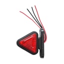 Lampa laterala gabarit triunghi LED 12-24V, galben-rosu FR0101