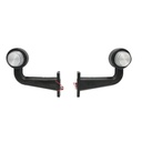 Set lampi laterale gabarit LED cu brat 12-24V, alb-rosu FR0158