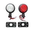 Lampa laterala gabarit rotativa LED 12-24V, alb-rosu FR0237