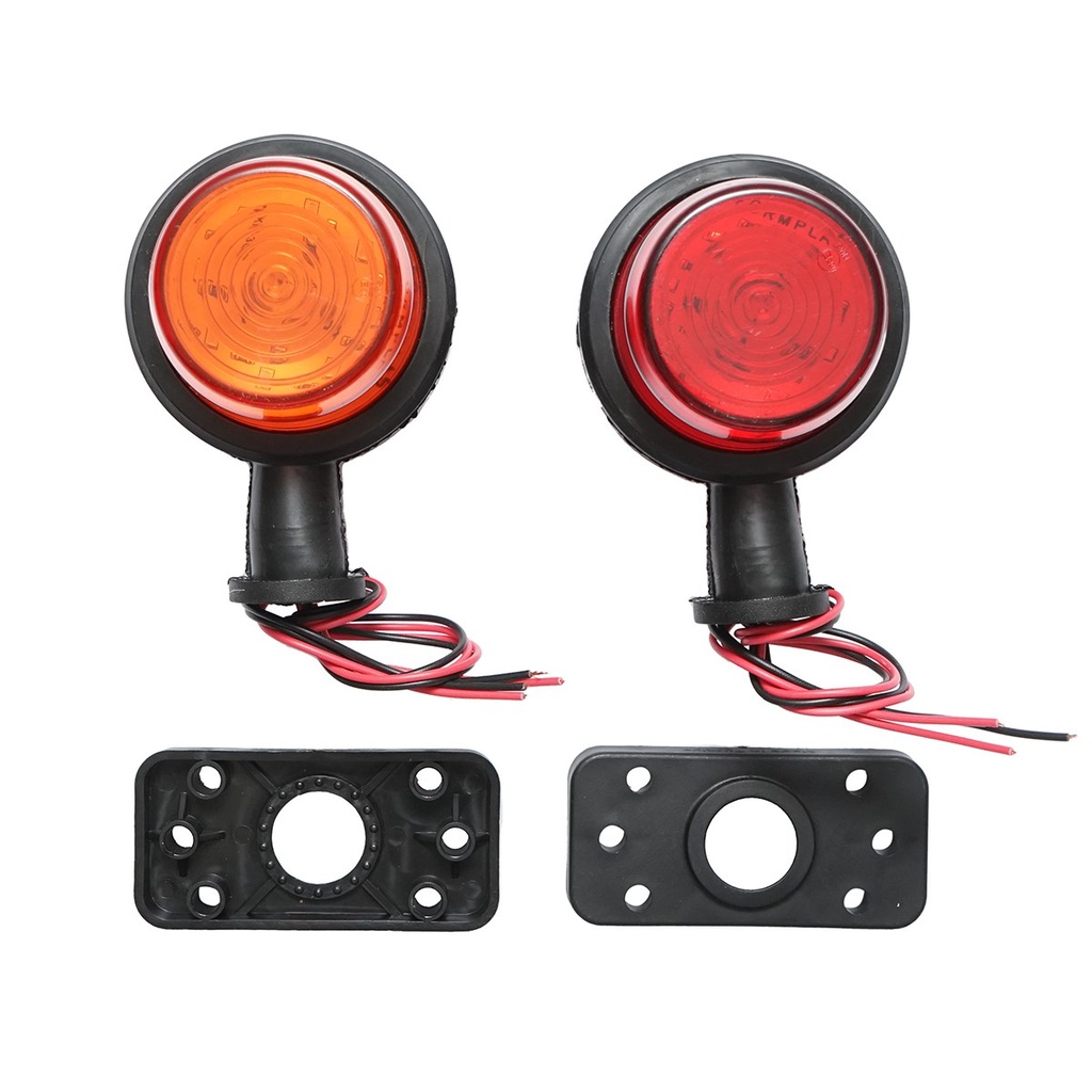 Lampa laterala gabarit rotativa LED 12-24V, galben-rosu FR0237