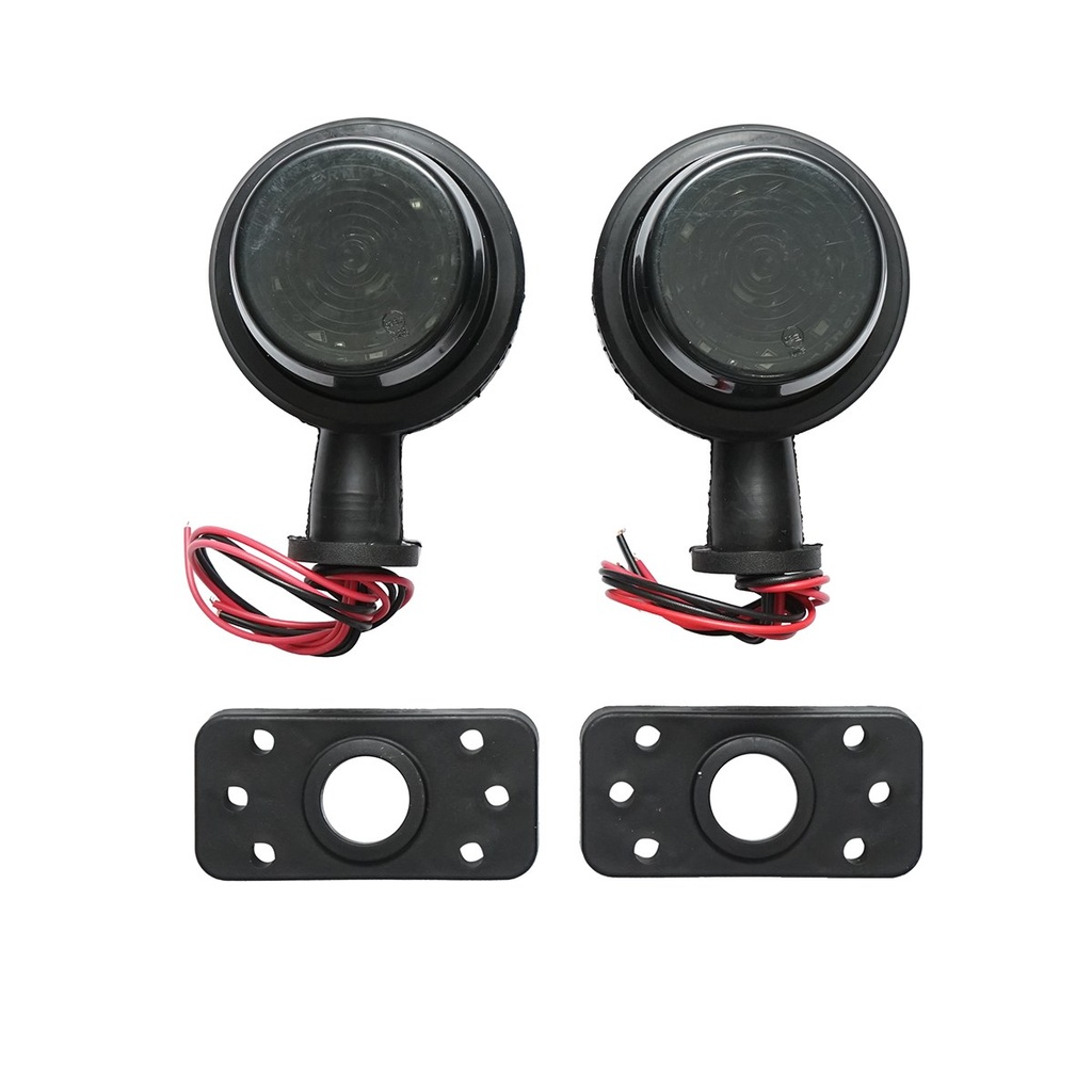 Lampa laterala gabarit rotativa LED 12-24V, alb-rosu fumuriu FR0237