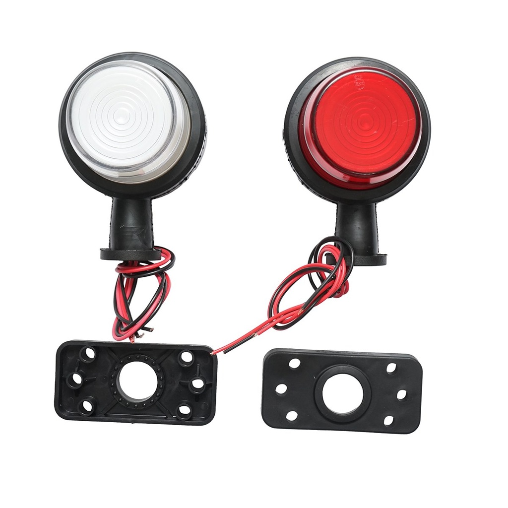 Lampa laterala gabarit rotativa LED NEON 12-24V, rosu-alb FR0238