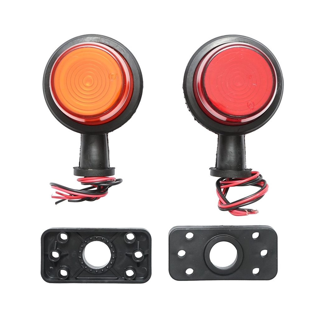 Lampa laterala gabarit rotativa LED NEON 12-24V, rosu-galben FR0238