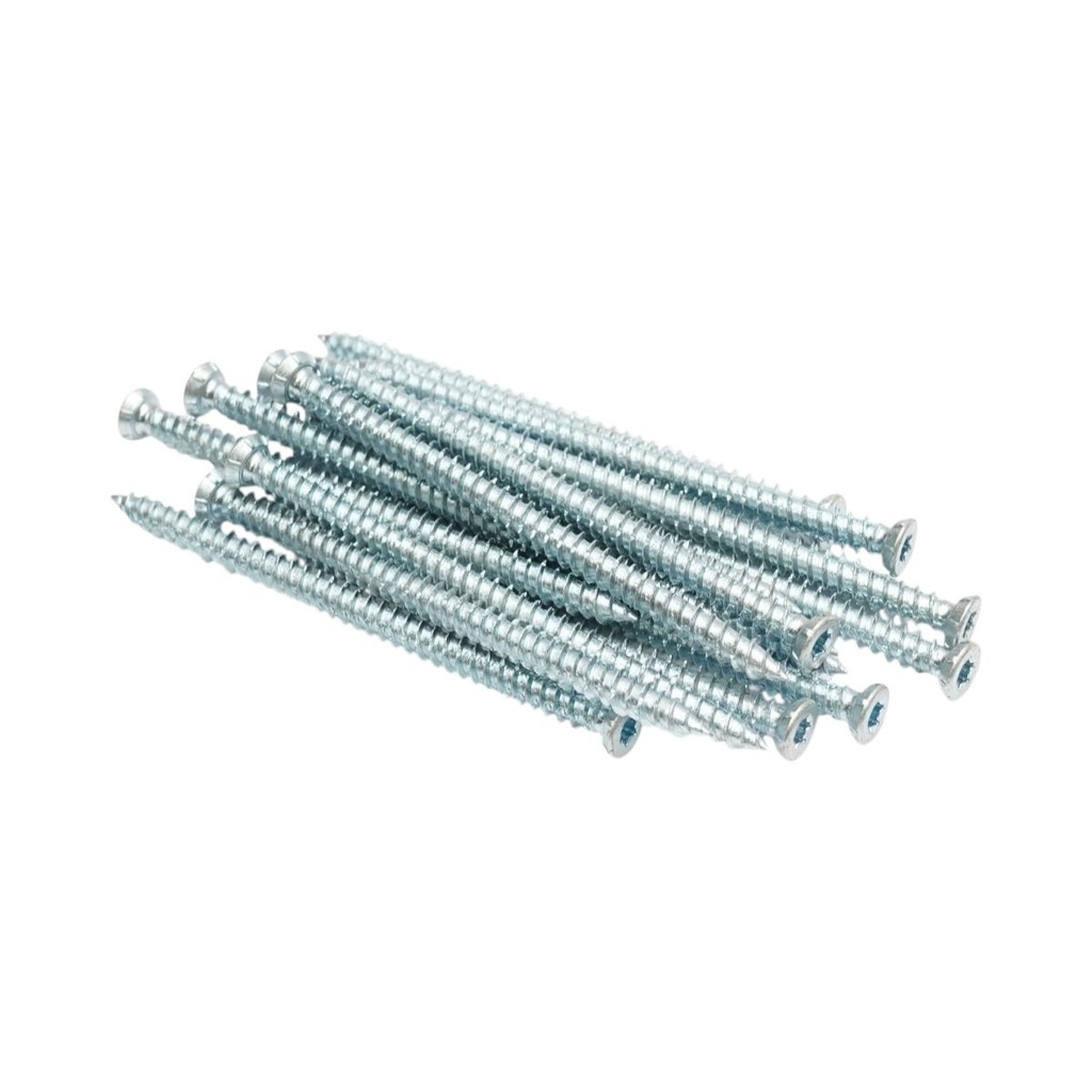 Surub montaj usi-ferestre 7.5x112mm, torx TX30, otel zincat 100 buc/cutie