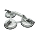 Dispozitiv de ridicat cu 3 ventuze din aluminiu 118mm, sarcina 120-150 Kg Crownman