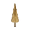 Burghiu conic in 15 trepte 4-32mm din otel 4241 HSS pentru metal, aluminiu, lemn, plastic, alama