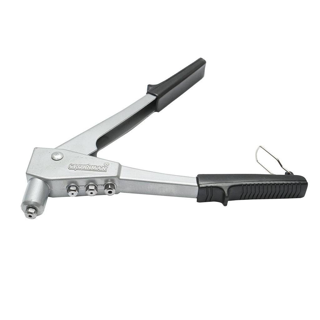 Cleste popnituri din aluminiu 260mm, 4 capete interschimbabile 2.4, 3.2, 4.0, 4.8mm profesional Crownman