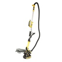Slefuitor pereti si tavane tip girafa cu aspirator si sac 880W, 220V, 5 trepte viteza 1000-2100 r/min, brat telescopic 125-180cm, cap iluminat 72 LED-uri, 6 discuri 225mm Crownman