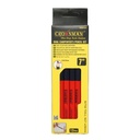 Set 12 creioane ovale tamplarie, constructii 178x4.2x2mm Crownman