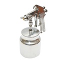 Pistol de vopsit cu aer comprimat 750ml, consum aer 3.5-8CFM, duza 1.5mm, presiune max. 5 bar Crownman