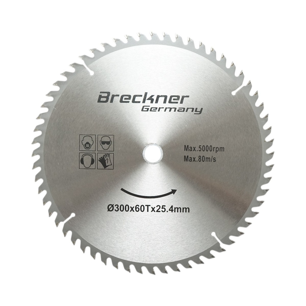 Disc circular vidia pentru lemn 300x25.4mm, 60 dinti, turatie maxima 5000rpm