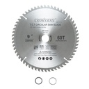 Disc circular vidia pentru lemn 230x25.4mm, 60 dinti, turatie maxima 6600rpm Crownman