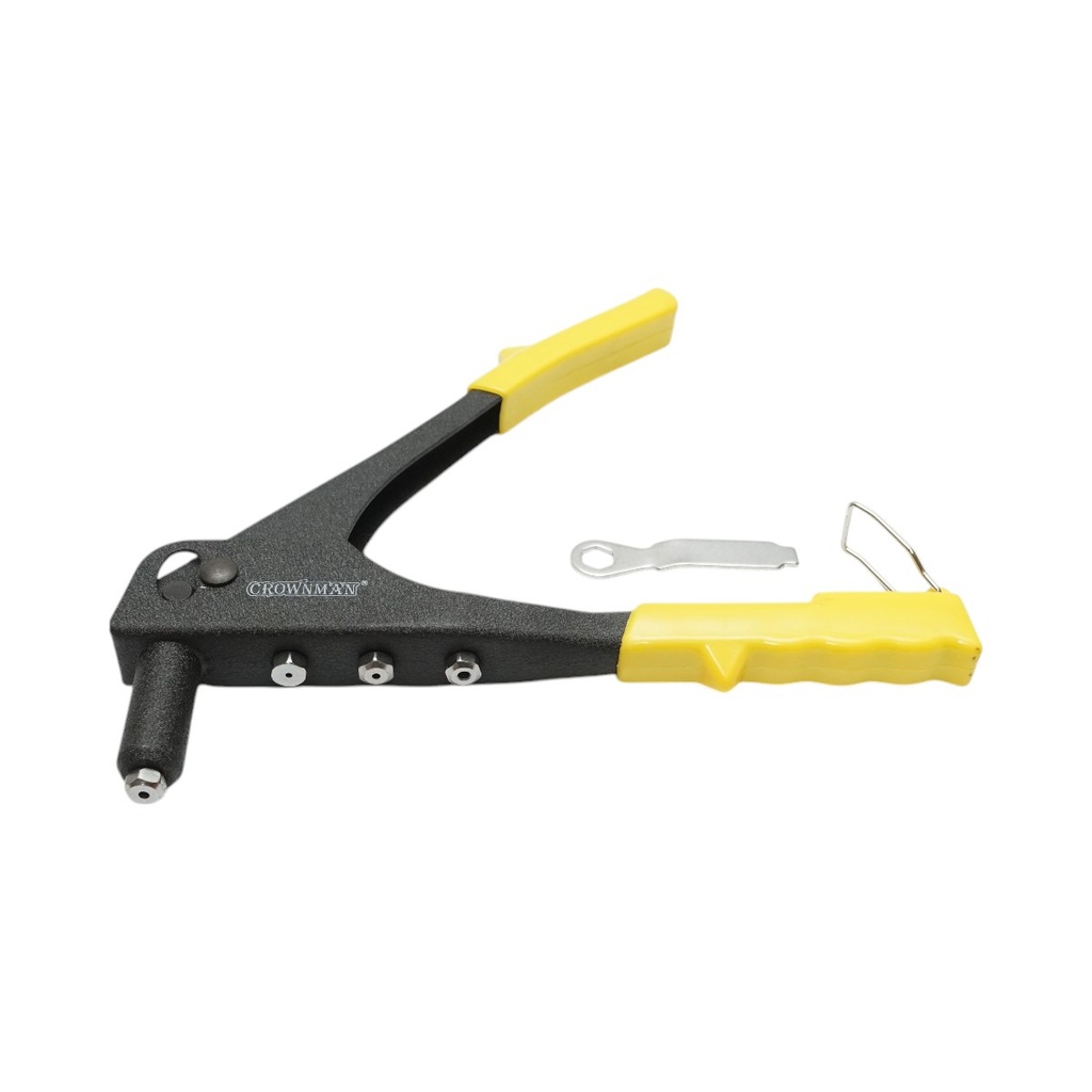 Cleste popnituri din otel 250mm, 4 capete interschimbabile 2.4, 3.2, 4.0, 4.8mm profesional Crownman