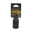 Cheie tubulara de impact 17mm, patrat 1/2 inch Cr-Mo Crownman