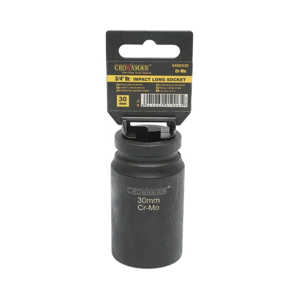Cheie tubulara de impact lunga 30mm, patrat 3/4 inch Cr-Mo Crownman