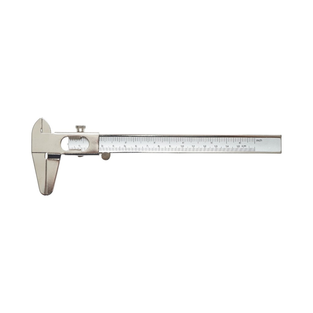 Subler mecanic de atelier 150mm, scala gradata in mm/cm/inch
