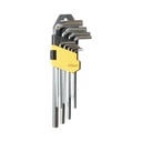 Set 9 chei imbus hexagonale 1.5-10mm cu brat lung profesional Cr-V Crownman