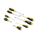 Set 8 surubelnite drepte si in cruce cu varf magnetic profesionale Cr-V Crownman