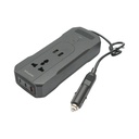 Invertor tensiune 12V-220V 200W, display digital LED, unda sinusoidala modificata, port USB, USB-C, iesire AC pentru laptop, telefon, frigider auto