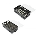 Trusa surubelnite de precizie biti, torx, cruce, hexagonal pentru electronice 115 piese