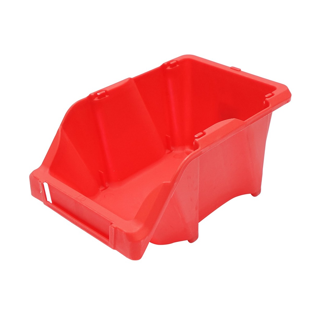 Cutie plastic depozitare rosie 245x155x120mm