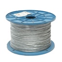 Cablu otel galvanizat cu invelis PVC 2mm, fire 1x7, sarcina maxima 95Kg, greutate 4.4Kg, 500m/rola