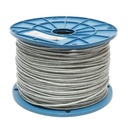 Cablu otel galvanizat cu invelis PVC 3mm, fire 6x7+FC, sarcina maxima 230Kg, greutate 5.07Kg, 250m/rola