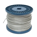 Cablu otel galvanizat 2mm, fire 1x19, sarcina maxima 80Kg, greutate 4.8Kg, 250m/rola