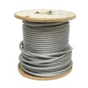 Cablu otel galvanizat 8mm, fire 6x19, sarcina maxima 3480Kg, greutate 22Kg, 100m/rola